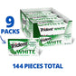 Trident White Spearmint Sugar Free Gum, 16 Count (Pack of 9 )
