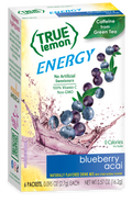 True Lemon Energy Blueberry Acai Drink Mix 6 Packets (16g)