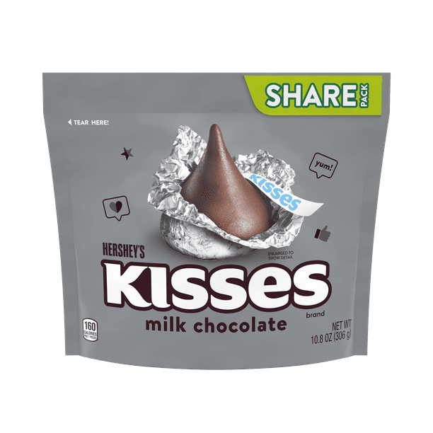 Hershey's Milk Chocolate Kisses Candy 269g Share Pack