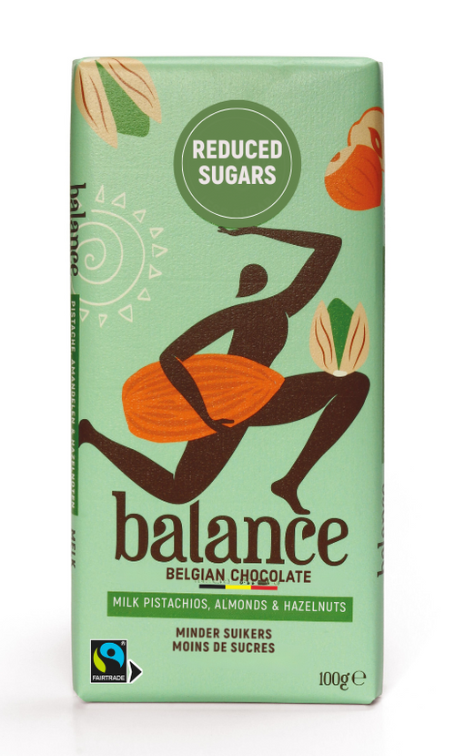 Balance Stevia tablet Milk + 3 nuts 100g