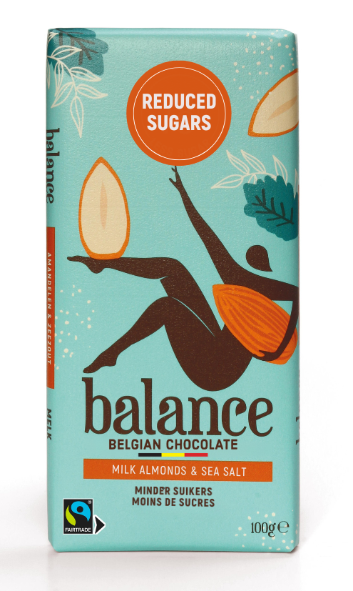 Balance Stevia tablet Milk Almond & Seasalt 100g
