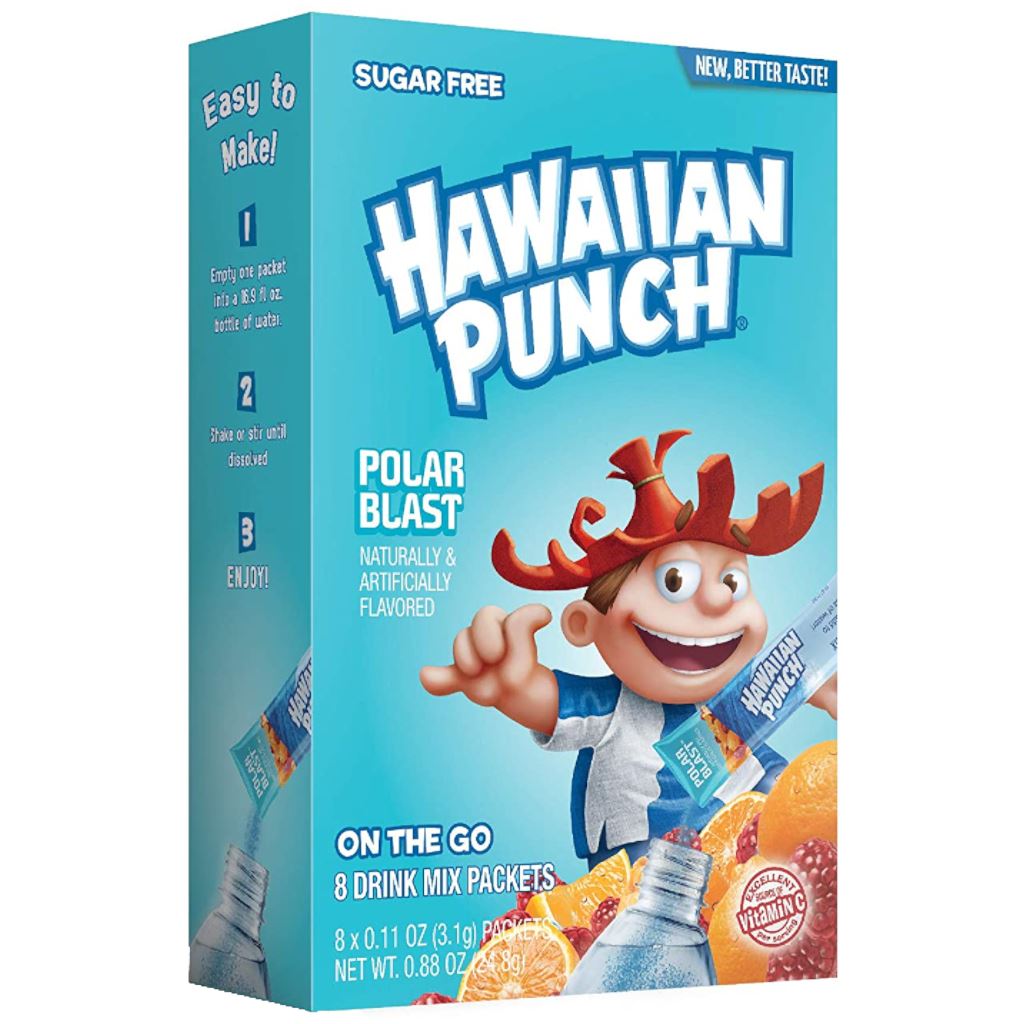 Hawaiian Punch Singles To Go Polar Blast Drink Mix