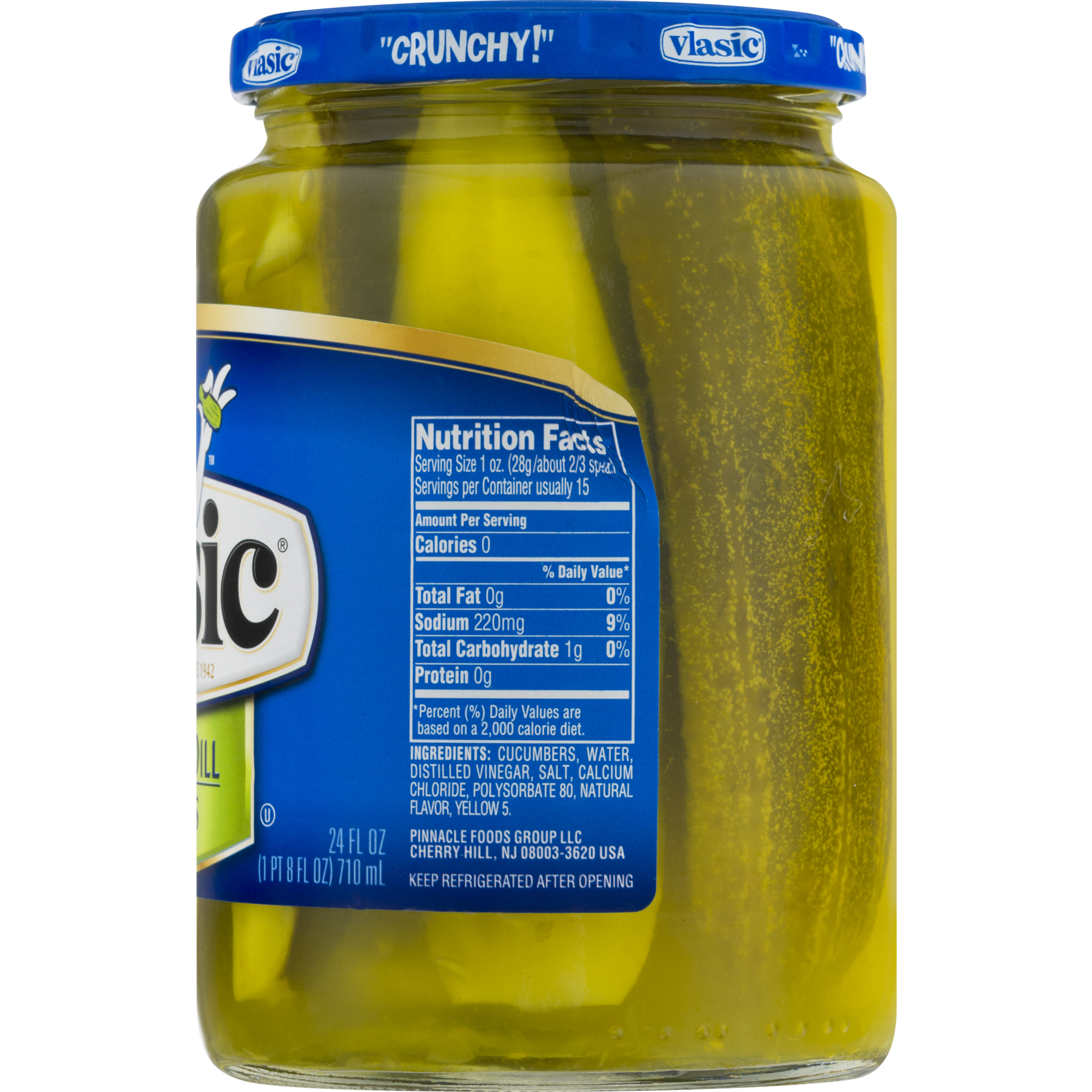 Vlasic Kosher Dill Pickle Spears 710ml