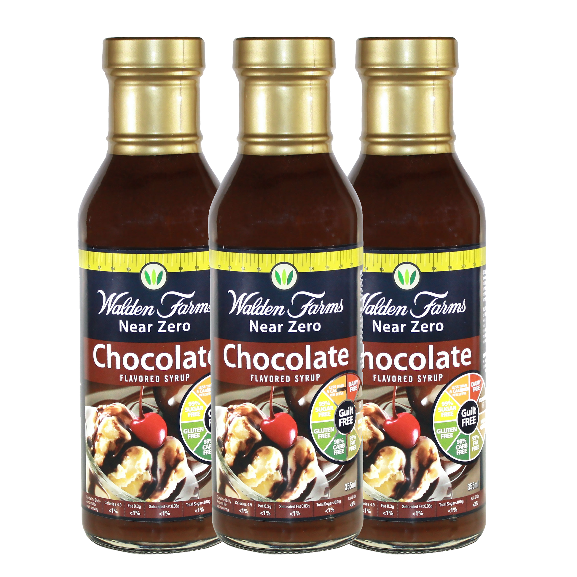 Near Zero calorie chocolate syrup