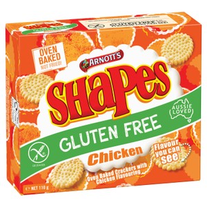 Shapes Gluten Free Chicken Oven Baked Crackers 110g (Australian)