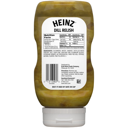 Heinz Dill Relish 375ml  (Best Before Date:-25/12/2025)