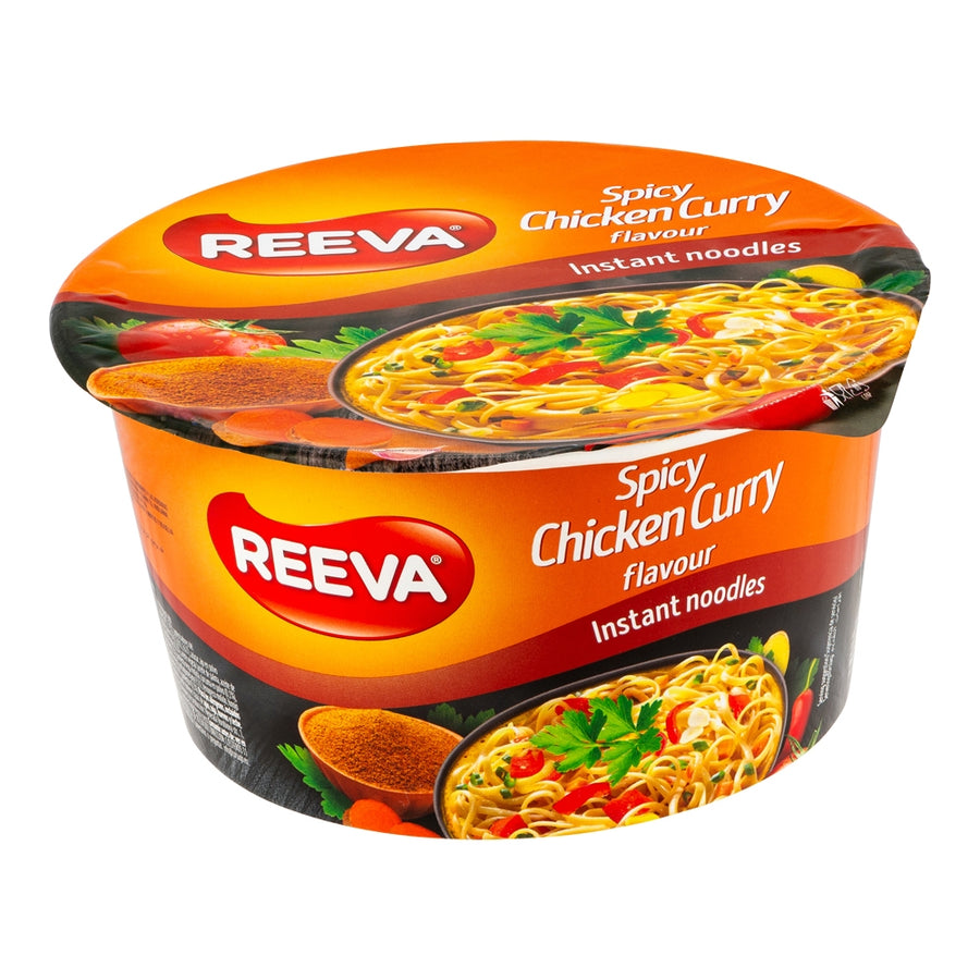 Reeva Spicy Chicken Curry Flavour Big Portion Instant Noodles 75g