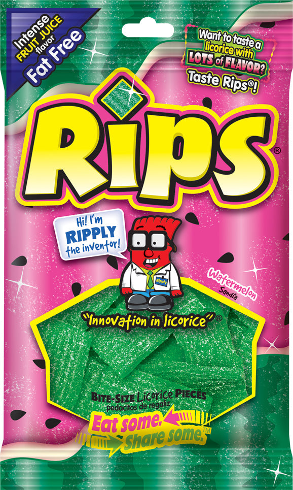 Rips Bite - Size Pineapple Pieces Peg Bag 113g (Best Before : 15 August 2026)