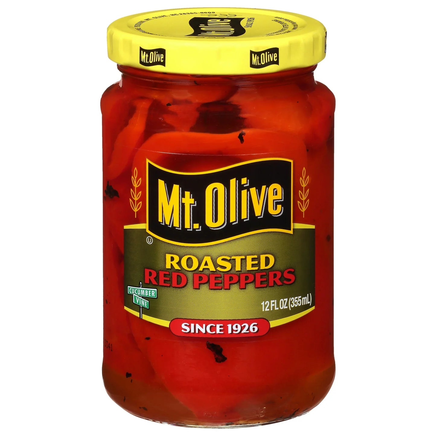 Mt. Olive Roasted Red Peppers 355ml (Best Before Date:- 28/04/2025)