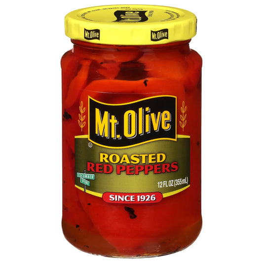 Mt. Olive Roasted Red Peppers 355ml (Best Before Date:- 28/04/2025)