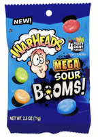 Warheads Bags Bundle Extreme sour 85g | Wedgies 99g | Mega sour booms 71g | Assorted sour 56g
