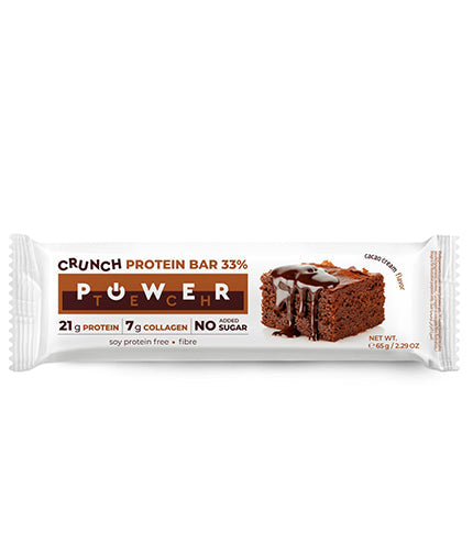 Power Tech Crunch Protein Bar 33% Cacao Cream 65g