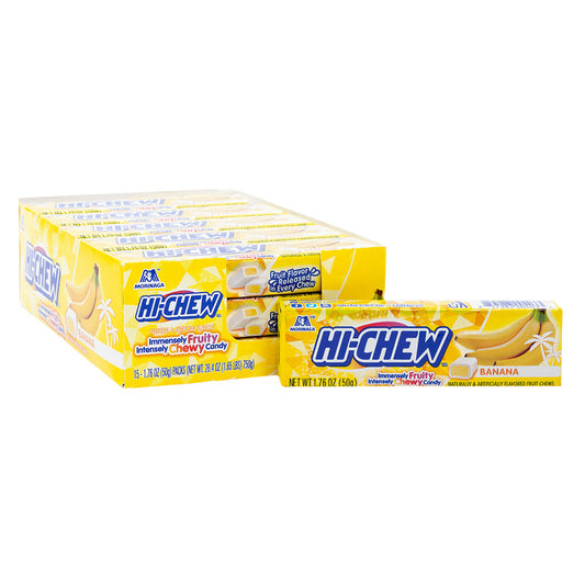 Hi-Chew Fruity Chewy Candy Banana Flavour (15 x 50g)