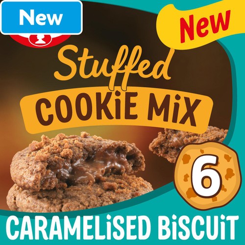 Dr. Oetker Stuffed Cookie Mix Caramalised Biscuit 305g