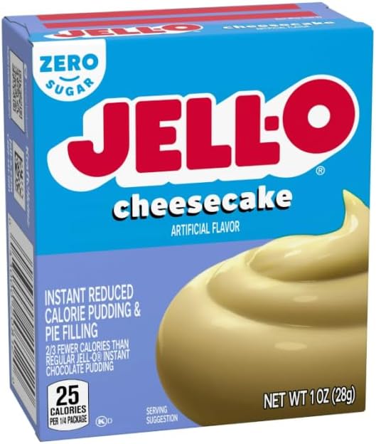 🍒 Jell-O Sugar-Free Pudding & Pie Filling : Guilt-Free Colors Variety Pack (8 Flavors) 🍓