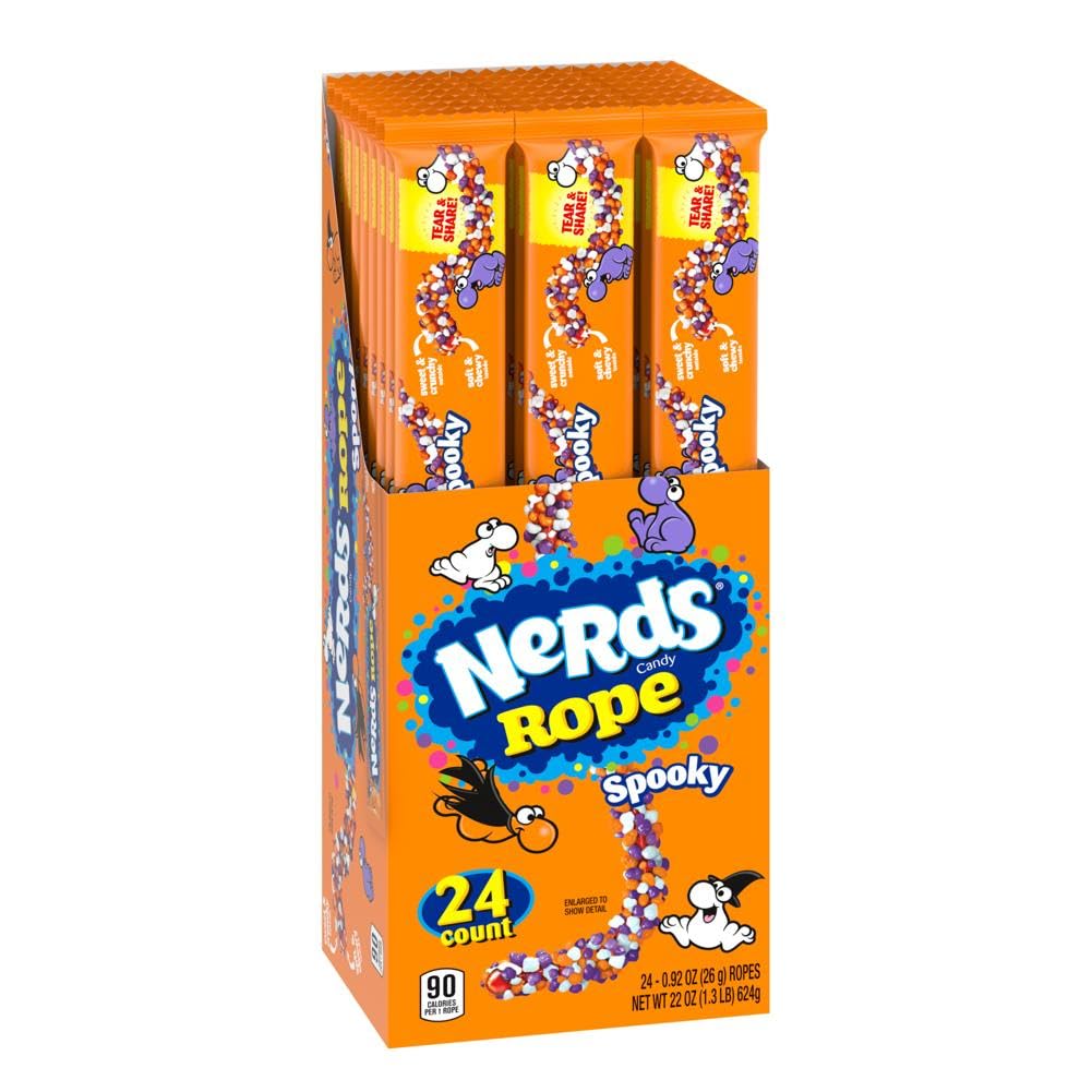 Nerds Spooky Candy Ropes (24 x 26g) (Best Before : 28 May 2026)