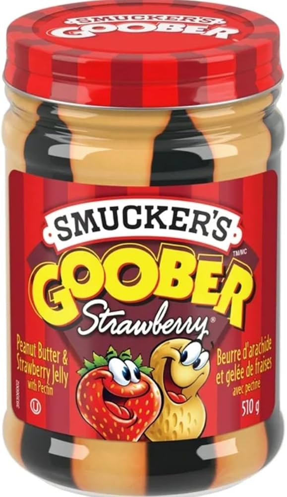 Smucker's Goober Strawberry Peanut Butter & Jelly Stripes 510g