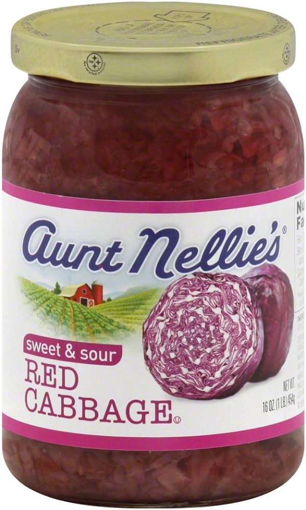 Aunt Nellie Red Cabbage Glass 453g (Best Before Date: 12/2025)