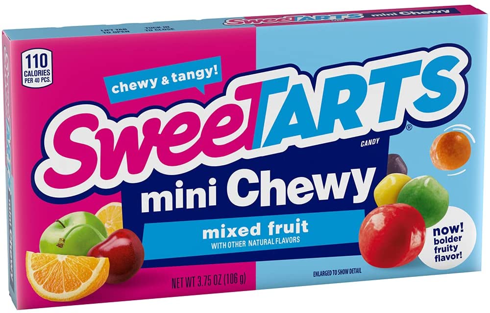 Sweetarts Mini Chewy & Tangy Mixed Fruit Candy 106g (Best Before Date : December 2025)
