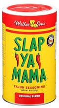 Slap Ya Mama Original Blend Cajun Seasoning 226g Container Squashed