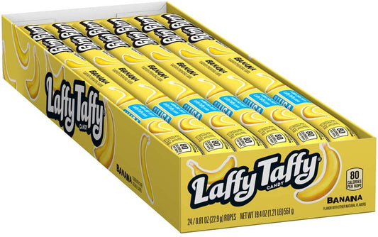 Laffy Taffy Banana Candy Ropes (24 x 22.9g)