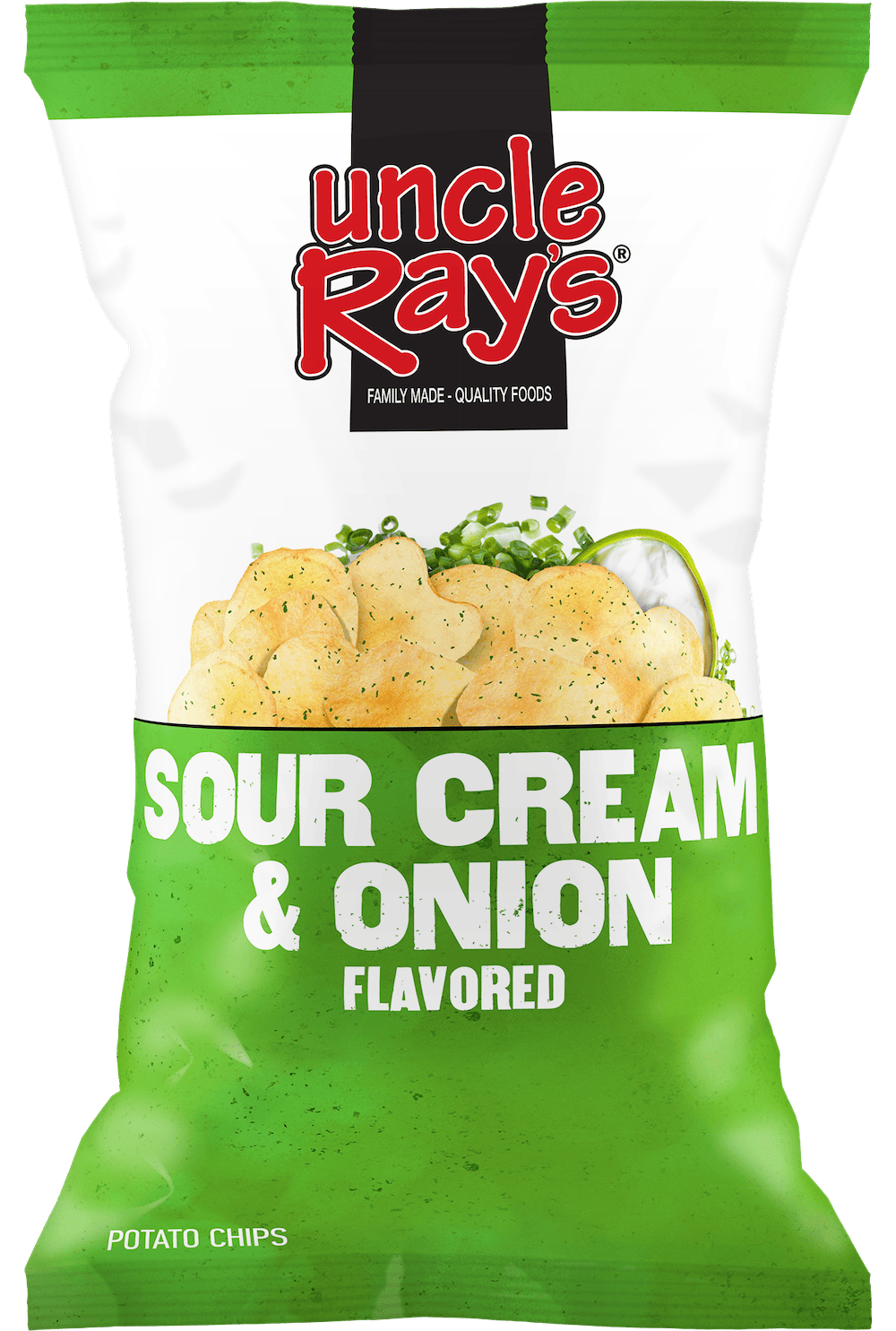 Uncle Ray's Sour Cream & Onion Potato Chips 120g (Best Before Date January 2026)