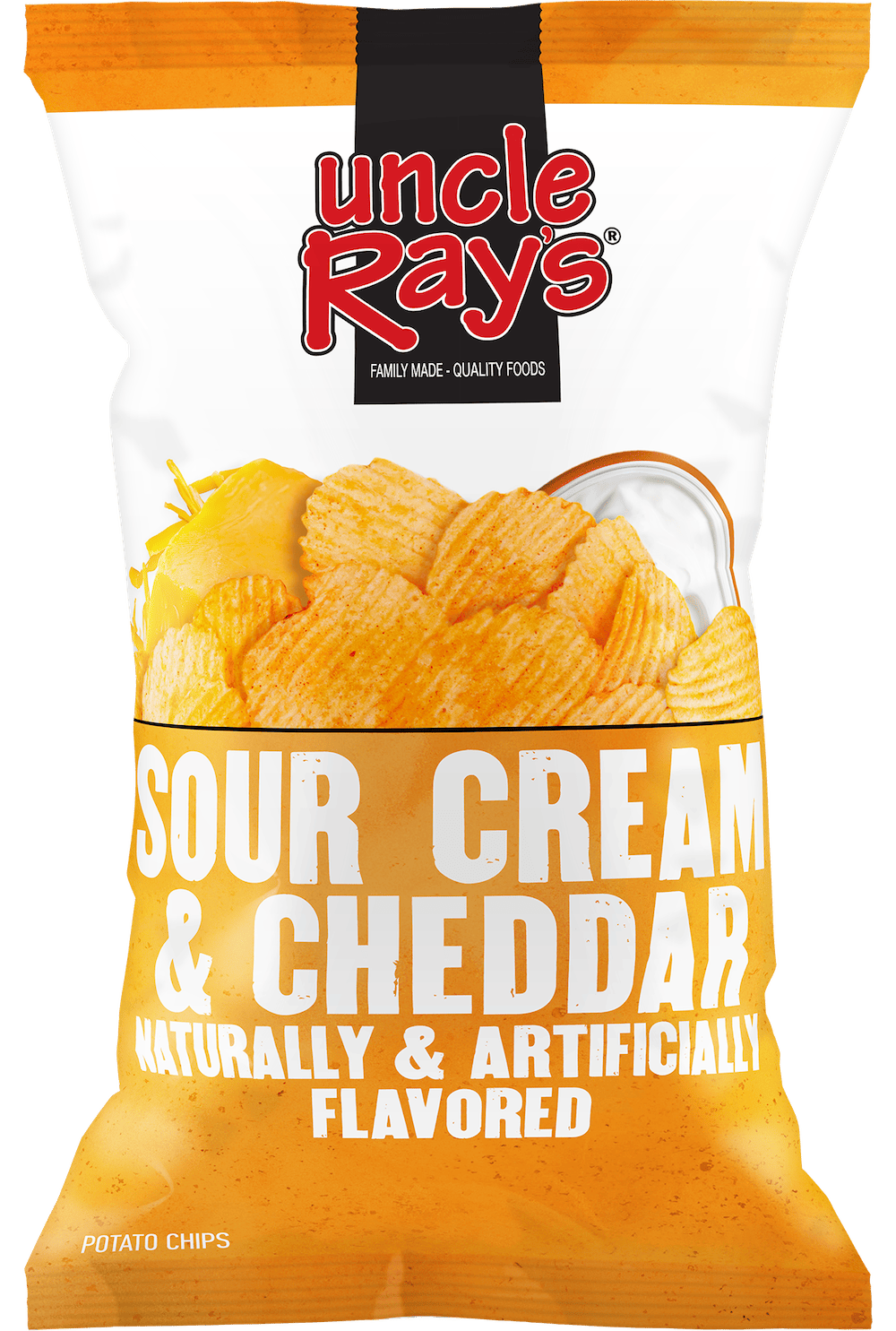 Uncle Ray's Sour Cream & Cheddar Potato Chips 120g (Best Before : 08 July 2026)