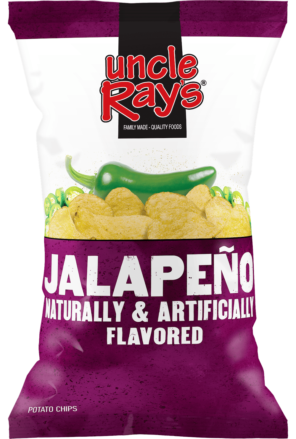 Uncle Ray's Cheddar Jalapeno Potato Chips 120g