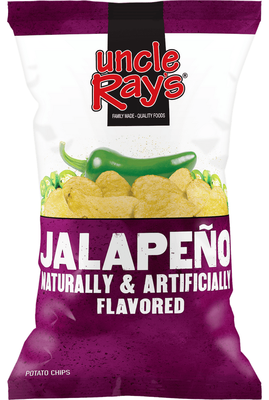 Uncle Ray's Cheddar Jalapeno Potato Chips 120g