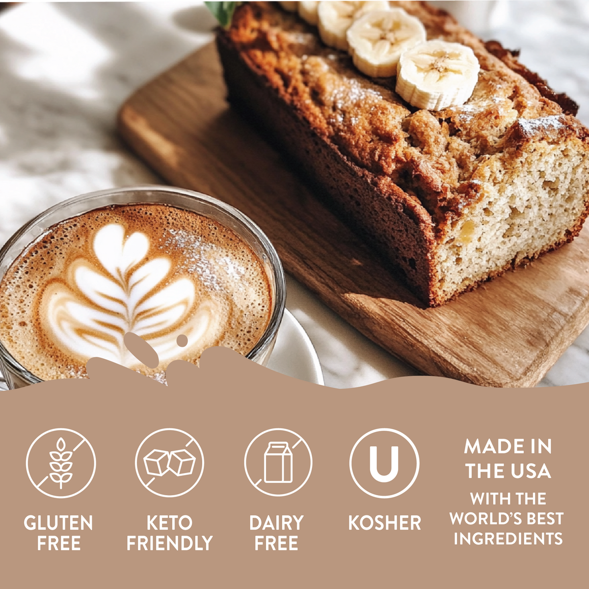 Skinny Sugar Free Banana Bread Syrup 750ml (No Label On Packaging)