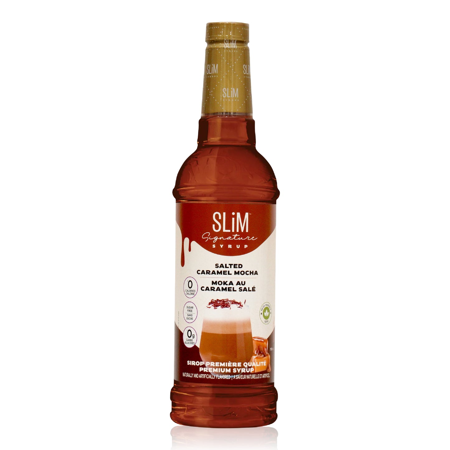 Slim Signature | 0 Calorie | 0 Carb | 0 Sugar | Salted Caramel Mocha Syrup 750ml