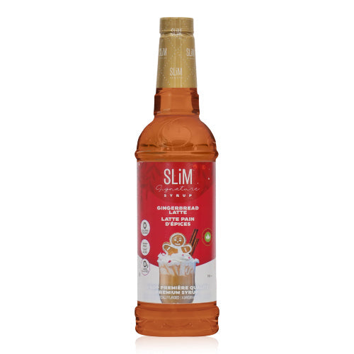 Slim Signature | 0 Calorie | 0 Carb | 0 Sugar | Gingerbread Latte Syrup 750ml