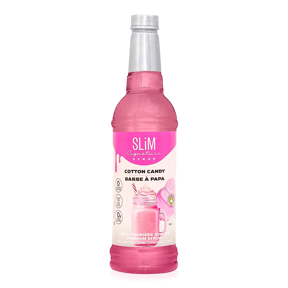 Slim Signature | 0 Calorie | 0 Carb | 0 Sugar | Cotton Candy Syrup 750ml