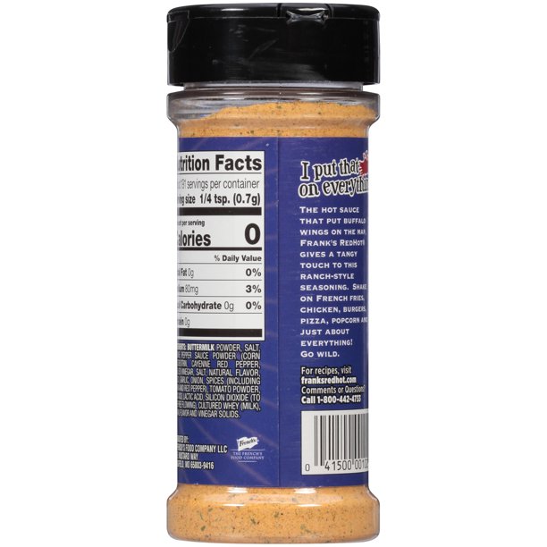 Frank's RedHot Buffalo Ranch Seasoning Blend 134g (Best Before : 12 Jul 2025)