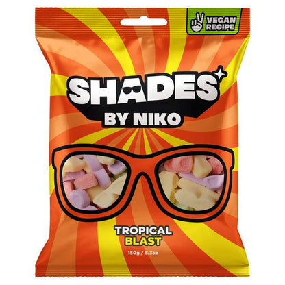 Shades by Niko | The Coolest Sweets In The World | The Originals | Tropical Blast | Straight Up Strawberry | Vegan & Halal Recipe Candy Snack
