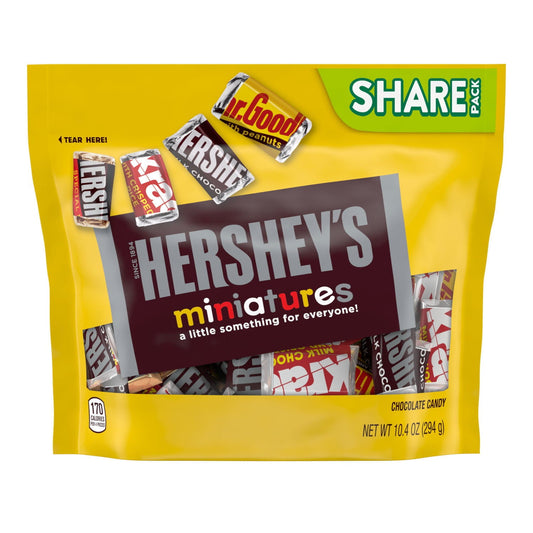 Hershey's Miniatures Chocolate Candy 294g Share Pack (Best Before Date End 02/2025)
