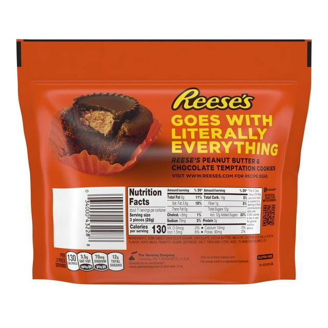 Reese's Dark Chocolate & Peanut Butter Miniatures Cups 289g(BEST BEFORE 28/05/2025)
