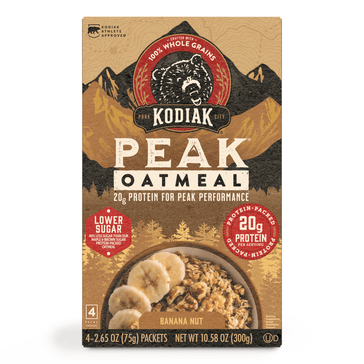 Kodiak Peak Banana Nut Oatmeal 300g