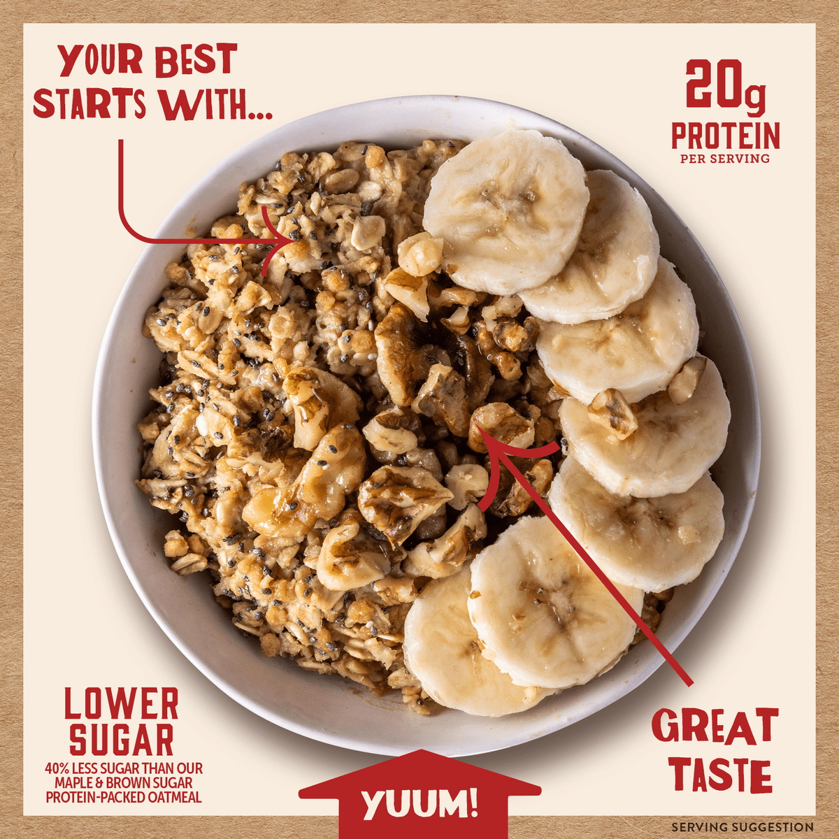Kodiak Peak Banana Nut Oatmeal 300g