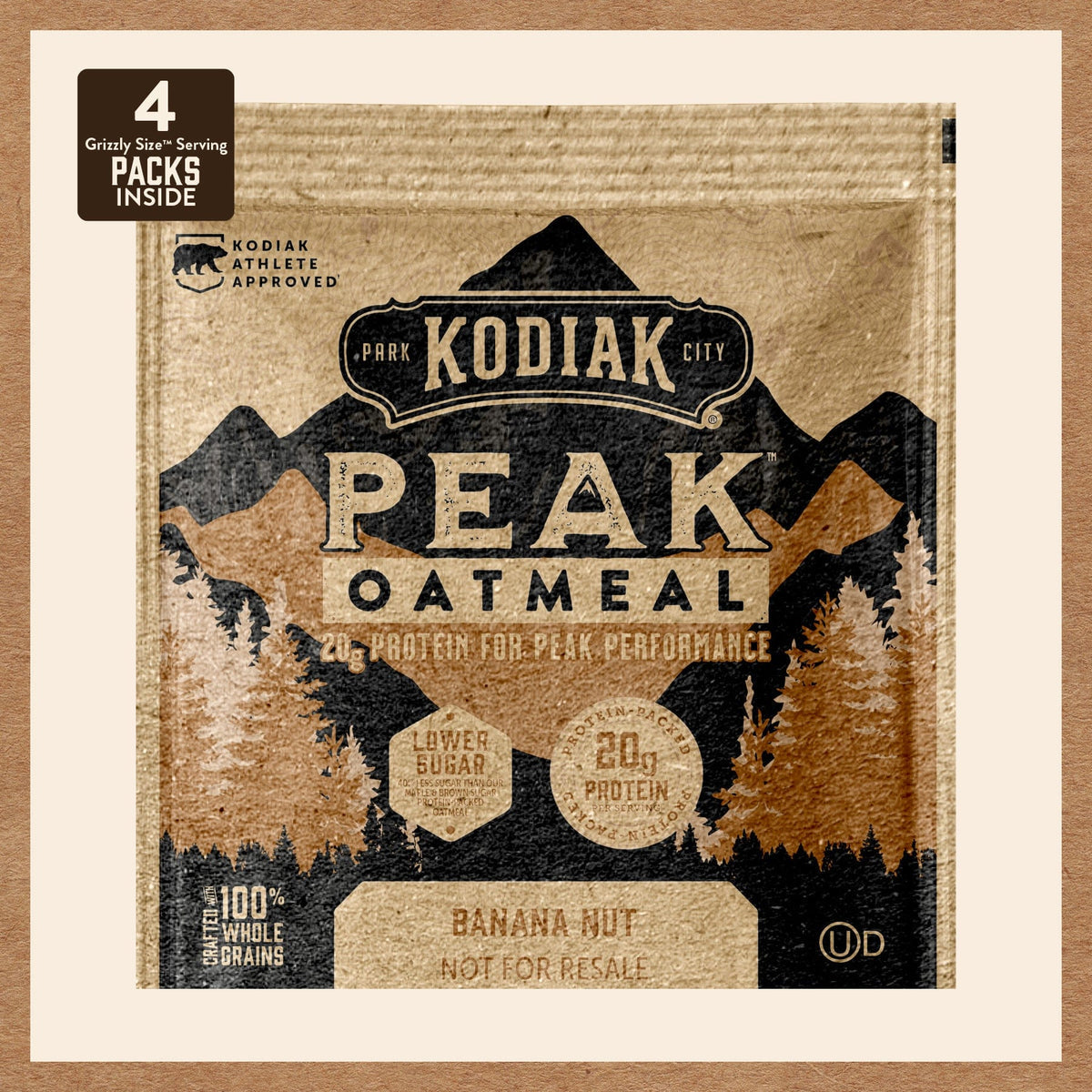 Kodiak Peak Banana Nut Oatmeal 300g