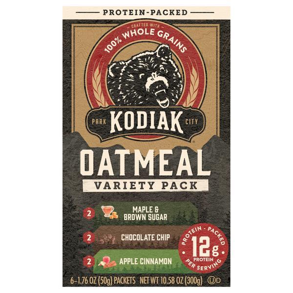 Kodiak Oatmeal Variety Pack 300g (Best Before Date 08/2026)