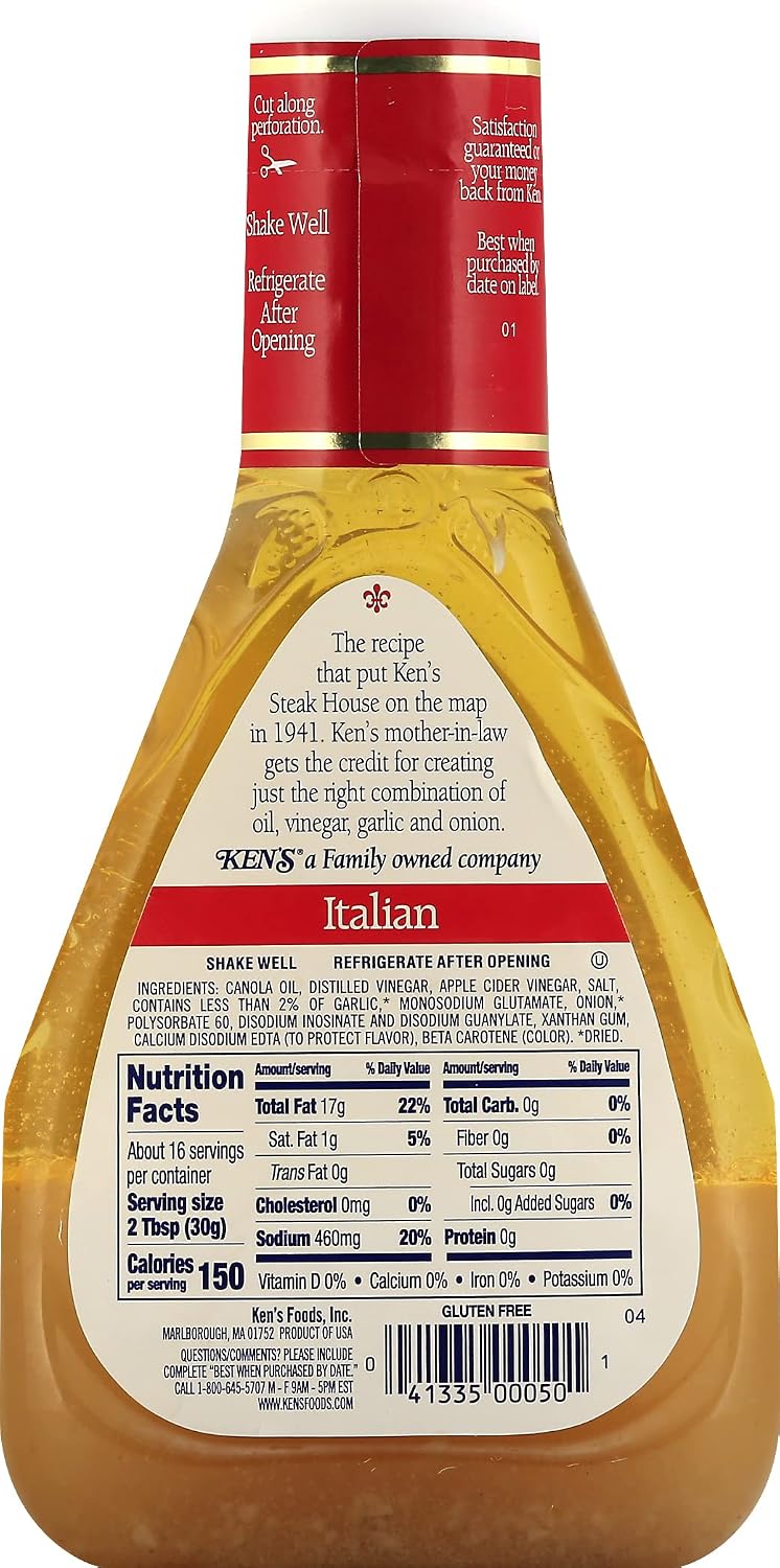 Ken's Steak House Italian Dressing 473ml