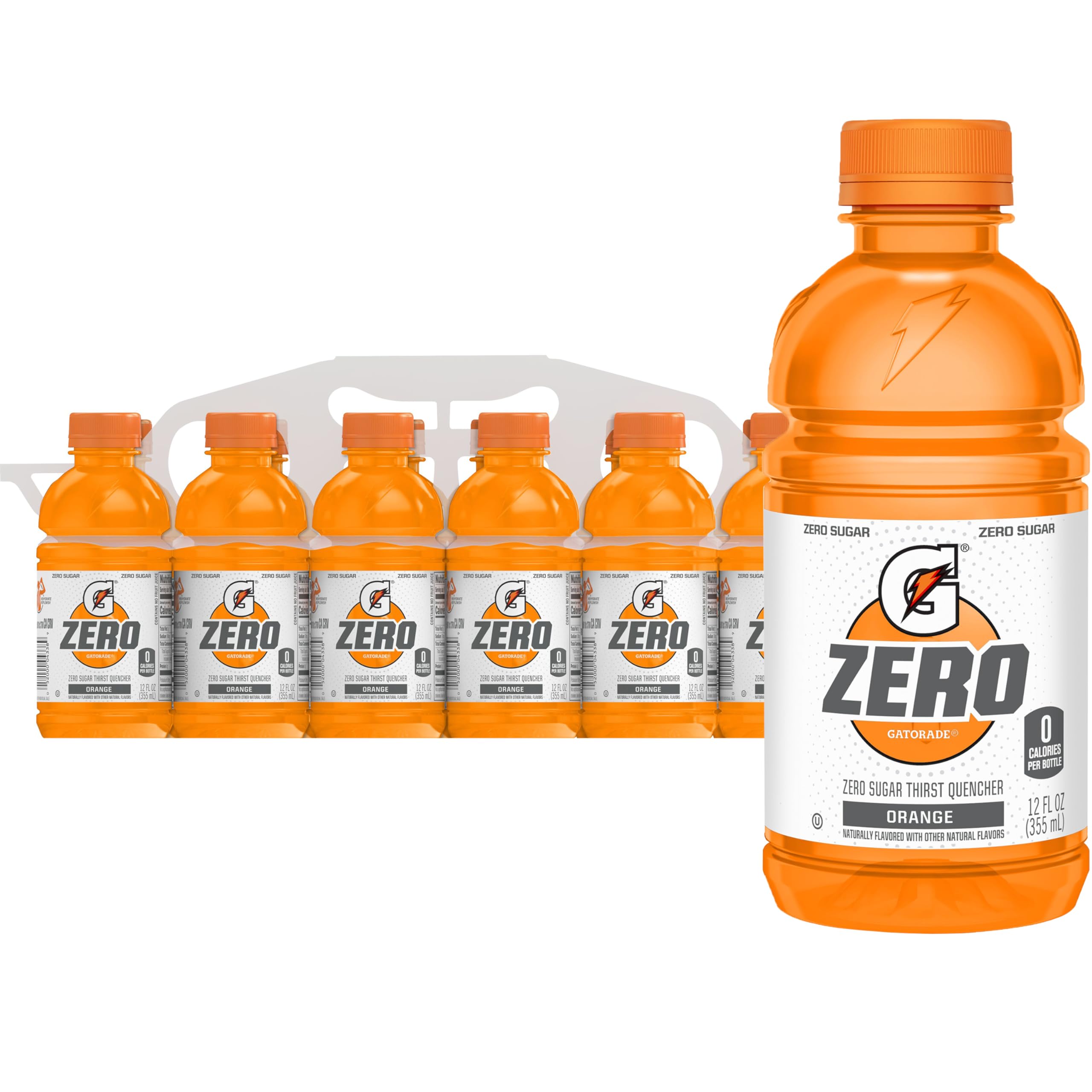 Gatorade Zero Sugar Orange 591ml (Pack of 12)