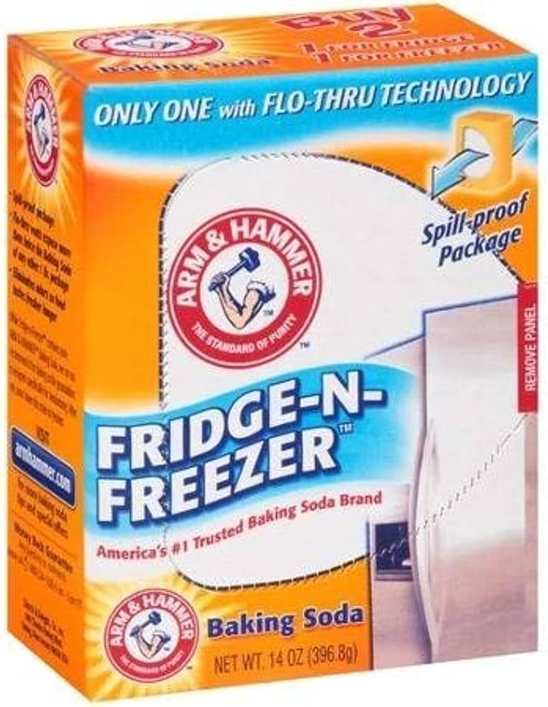 Arm & Hammer Baking Soda Fridge/Freezer 396g Box Slightly Damaged)