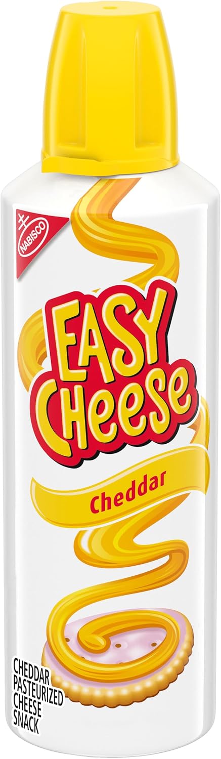 Easy Cheese Cheddar Pasteurized Cheese Snack 227g