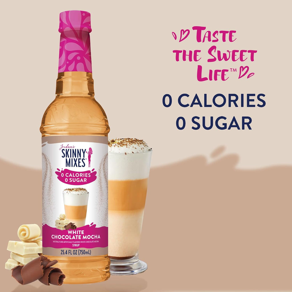 Skinny Sugar Free White Chocolate Mocha Syrup 750ml