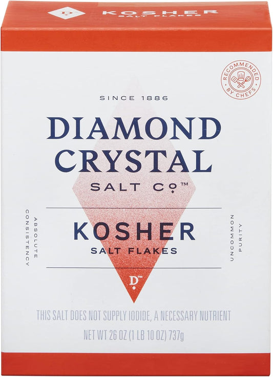 Diamond Crystal Kosher Salt Flakes 737g (Hardened)