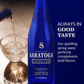 Saratoga Glass Twist Sparkling Water 354ml (Pack of 24)