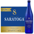 Saratoga Glass Twist Sparkling Water 828ml (Pack of 12)