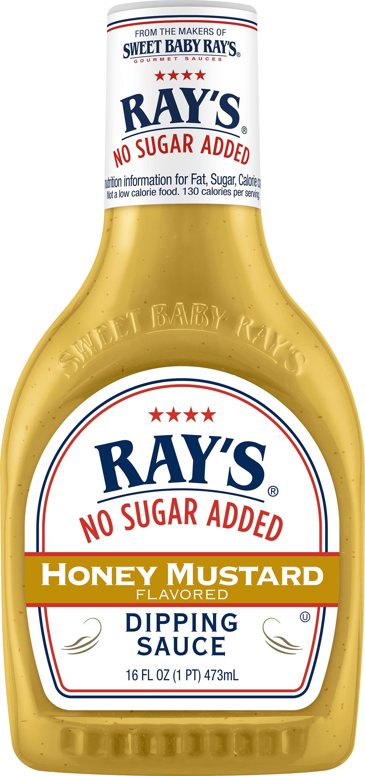 Sweet Baby Ray's No Sugar Added Honey Mustard Dipping Sauce 473ml (Best Before June 2026)
